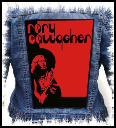 Patch écusson Rory Gallagher - Dimension 8 X 7,5 Cm, à Coudre Ou à Coller