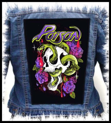 POISON - Skull -- backpatch back patch.jpg