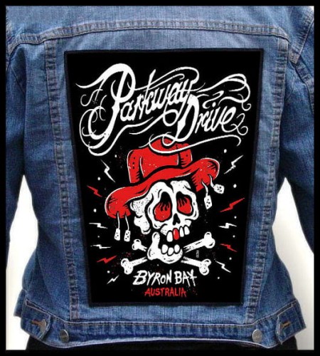 PARKWAY DRIVE - Skull -- backpatch back patch.jpg