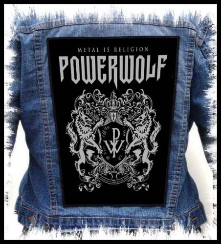 POWERWOLF - Metal Is Religion -- backpatch back patch.jpg