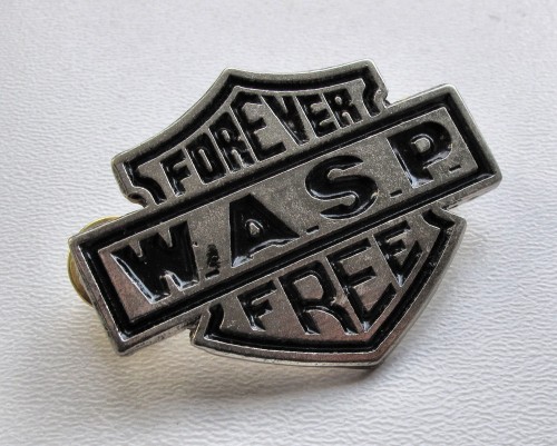 WASP - Forever Free --- metal pin.JPG