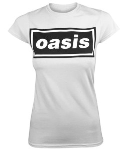 Koszulka damska OASIS - DECCA LOGO white