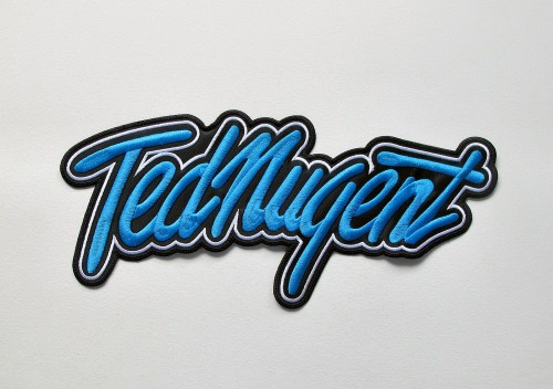 TED NUGENT - Logo -- Embroidered Backpatch.JPG