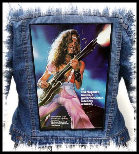 TED NUGENT - Guitar Gun -- Backpatch.JPG