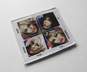 Naszywka POISON - Look What The Cat Dragged In [white]