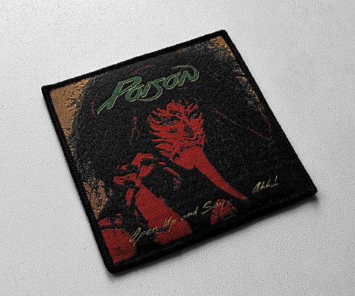 POISON - Open Up and Say... [black] -- Woven Patch.jpg