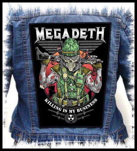 MEGADETH - Killing Is My Business -- backpatch back patch.jpg