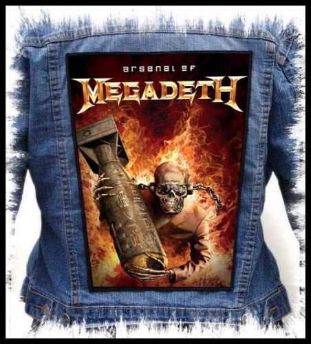 MEGADETH - Arsenal Of Megadeth -- backpatch back patch.jpg