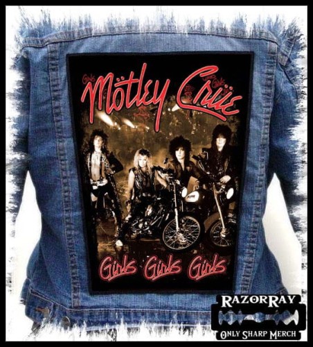 MOTLEY CRUE - Girls, Girls, Girls -- Backpatch Back Patch.jpg