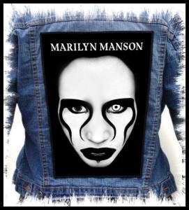 Ekran MARILYN MANSON - B&W Make Up