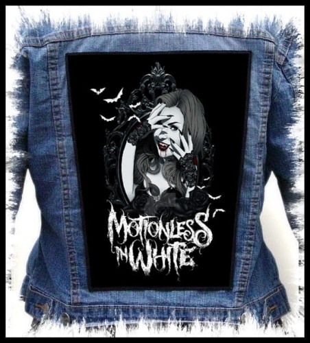MOTIONLESS IN WHITE - Lady -- backpatch back patch.jpg