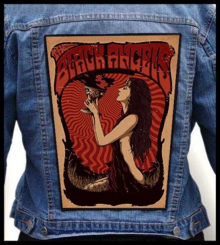 THE BLACK ANGELS - Woman -- backpatch back patch.jpg