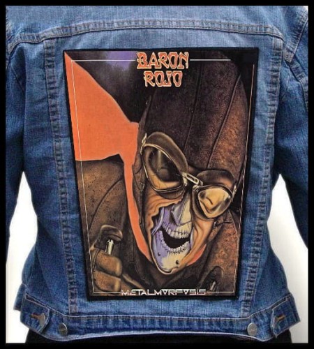 BARON ROJO - Metalmorfosis -- backpatch back patch.jpg
