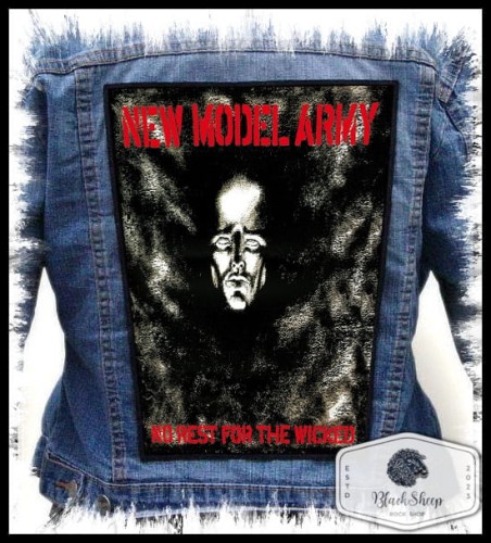 NEW MODEL ARMY - No Rest For The Wicked -- backpatch back patch.jpg