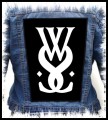 WHILE SHE SLEEPS - Logo -- backpatch back patch.jpg