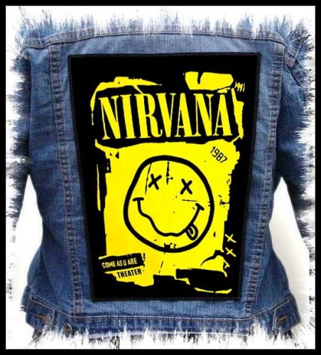 NIRVANA - Come As U Are -- backpatch back patch.jpg