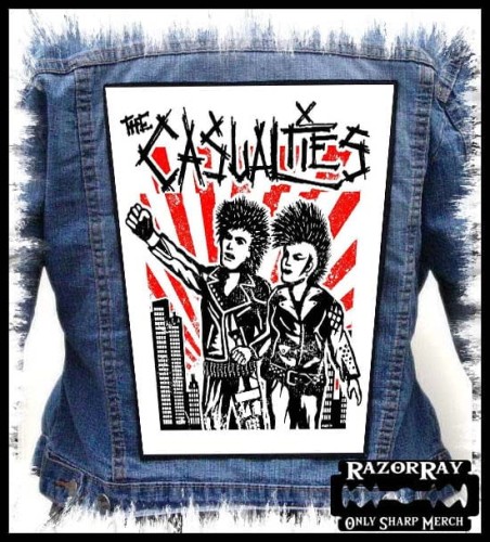 THE CASUALTIES - Punks -- Backpatch Back Patch.jpg