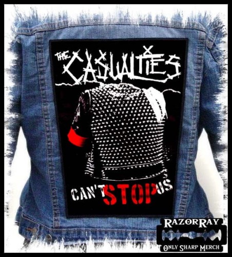THE CASUALTIES - Can't Stop Us -- Backpatch Back Patch.jpg