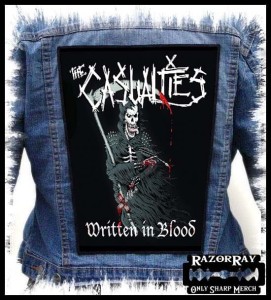 Ekran THE CASUALTIES - Written In Blood