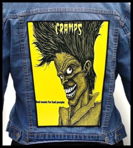 THE CRAMPS - Bad Music for Bad People -- backpatch back patch.jpg