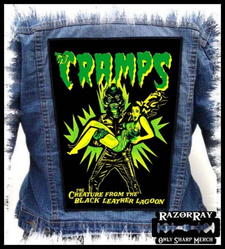 THE CRAMPS - Creature From The Black Leather Lagoon -- Backpatch Back Patch.jpg