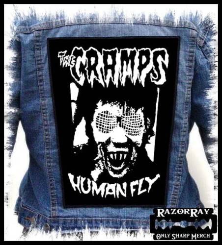 THE CRAMPS - Human Fly -- Backpatch Back Patch.jpg