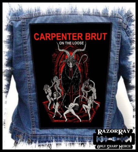 CARPENTER BRUT  - On The Loose --- Backpatch Back Patch.jpg