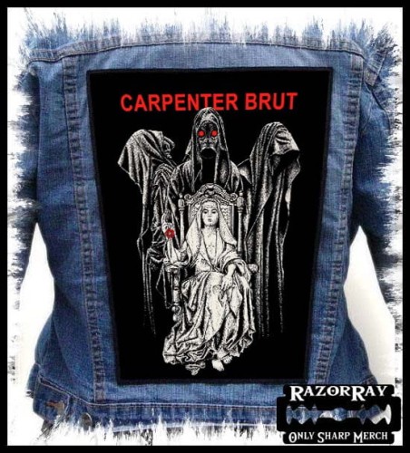 CARPENTER BRUT - Throne --- Backpatch Back Patch.jpg