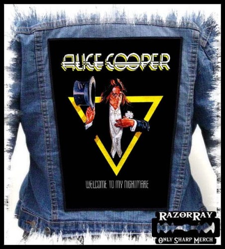ALICE COOPER - Welcome In My Nightmare -- Backpatch Back Patch.jpg