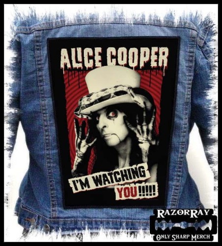 ALICE COOPER - I'm Watching You !!! -- Backpatch Back Patch.jpg