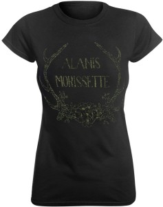Women's t-shirt ALANIS MORISSETTE - ANTLERS
