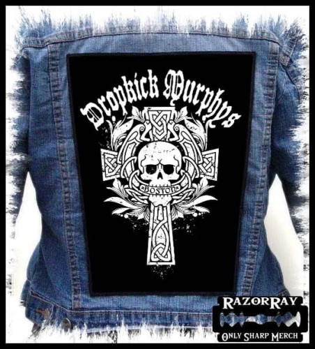 DROPKICK MURPHYS - Cross --- Backpatch Back Patch.jpg