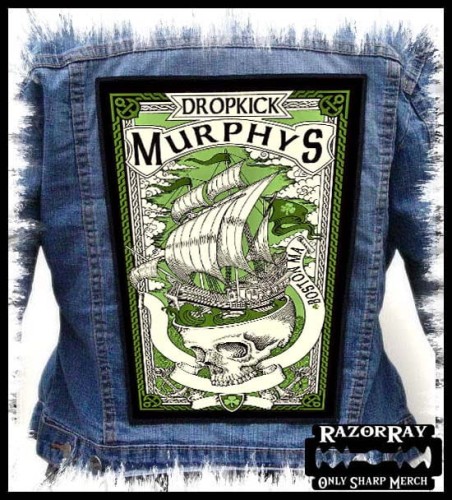 DROPKICK MURPHYS - Boat --- Backpatch Back Patch.jpg