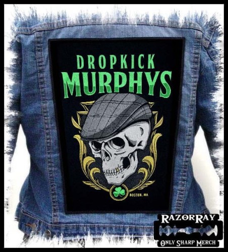 DROPKICK MURPHYS - Skull --- Backpatch Back Patch.jpg