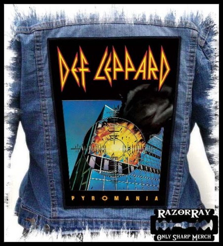 DEF LEPPARD - Pyromania -- backpatch back patch.jpg