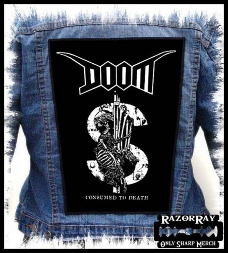 DOOM - Consumed To Death -- backpatch back patch.jpg