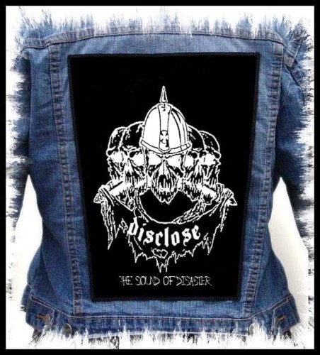 DISCLOSE - The Sound Of Disaster -- backpatch back patch.jpg