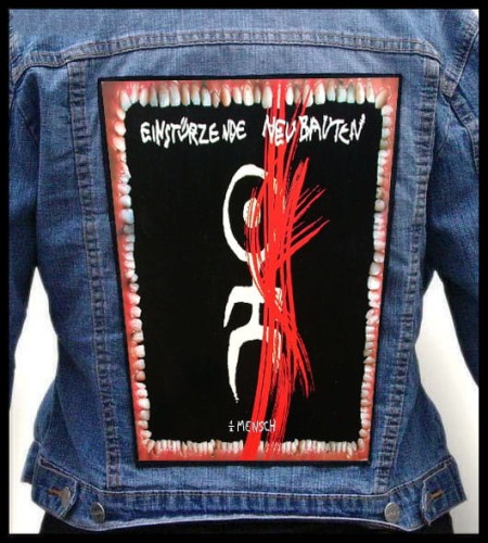 EINSTURZENDE NEUBAUTEN - ½ Mensch -- backpatch back patch.jpg