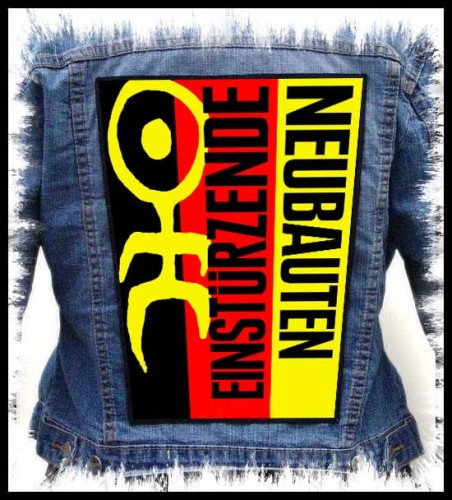 EINSTURZENDE NEUBAUTEN - German Flag -- Backpatch Back Patch.jpg