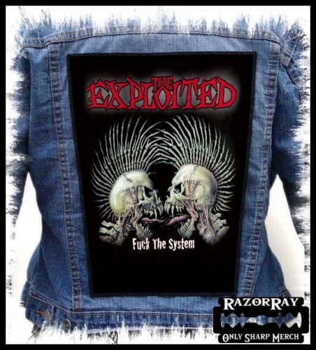 THE EXPLOITED - Fuck The System -- Backpatch Back Patch.jpg