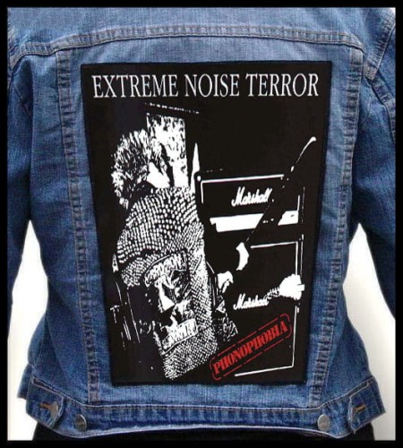 EXTREME NOISE TERROR - Phonophobia -- backpatch back patch.jpg