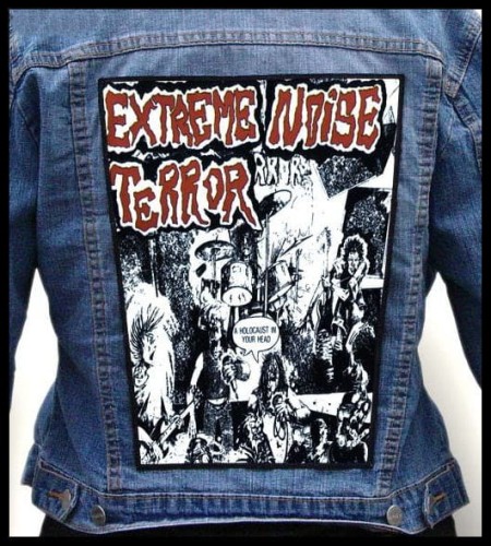 EXTREME NOISE TERROR - A Holocaust in Your Head -- backpatch back patch.jpg