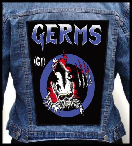 THE GERMS - Punk Rock -- backpatch back patch.jpg