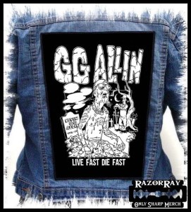 Ekran GG ALLIN - Live Fast Die Fast