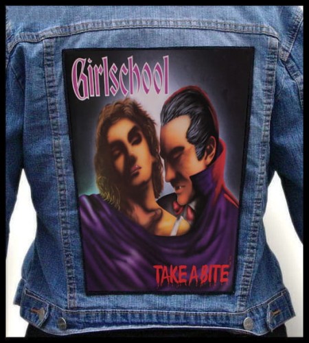 GIRLSCHOOL - Take A Bite -- backpatch back patch.jpg
