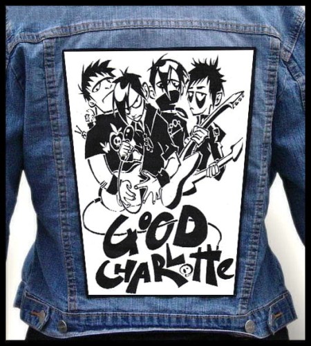 GOOD CHARLOTTE - Cartoon -- backpatch back patch.jpg