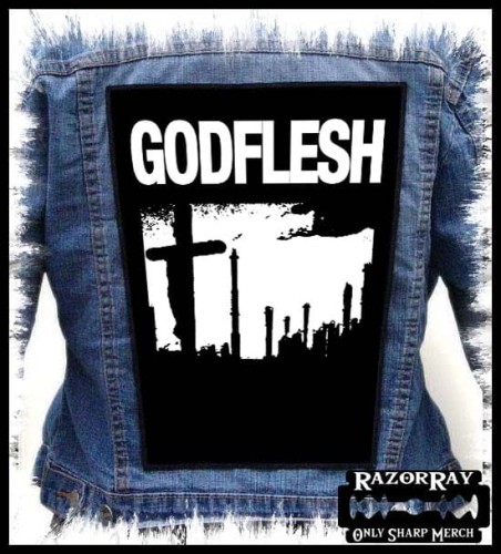 GODFLESH - Streetcleaner [black&amp;white] --- Backpatch Back Patch.jpg