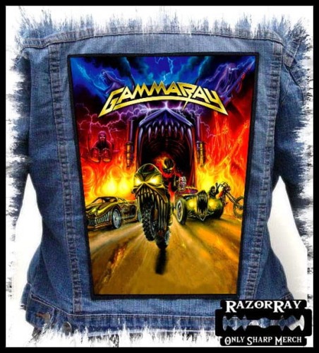 GAMMARAY - To the Metal! -- backpatch back patch.jpg