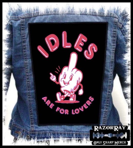 IDLES - Idles Are For Lovers -- backpatch back patch.jpg