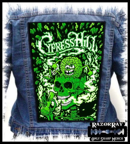 CYPRESS HILL - Green Brain -- backpatch back patch.jpg
